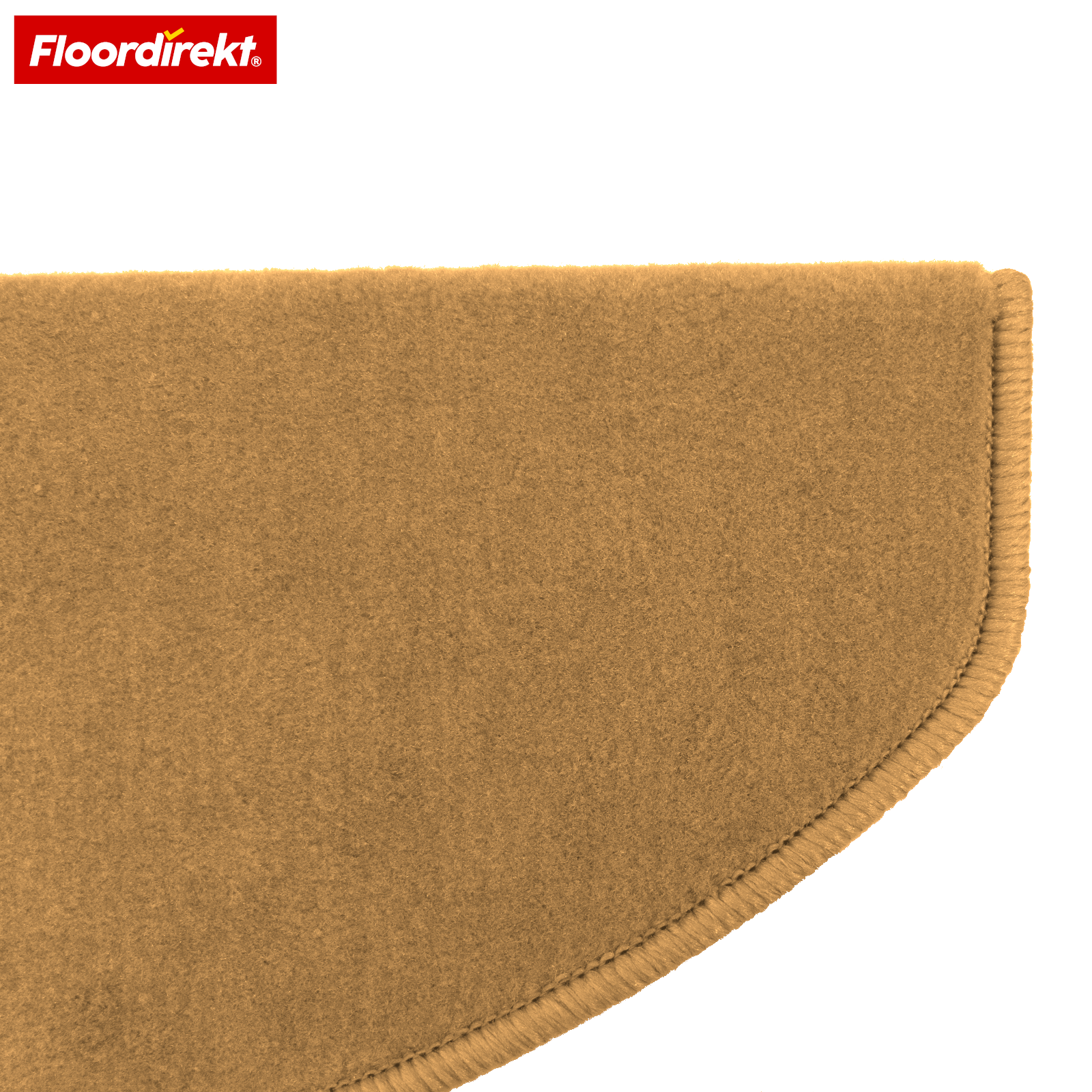 Velours-traptrede | Wien | Halfronde, antislip trapmat van robuust polypropyleen | Trapbescherming, geluidsdempend & antistatisch | Verkrijgbaar in 4 moderne kleuren