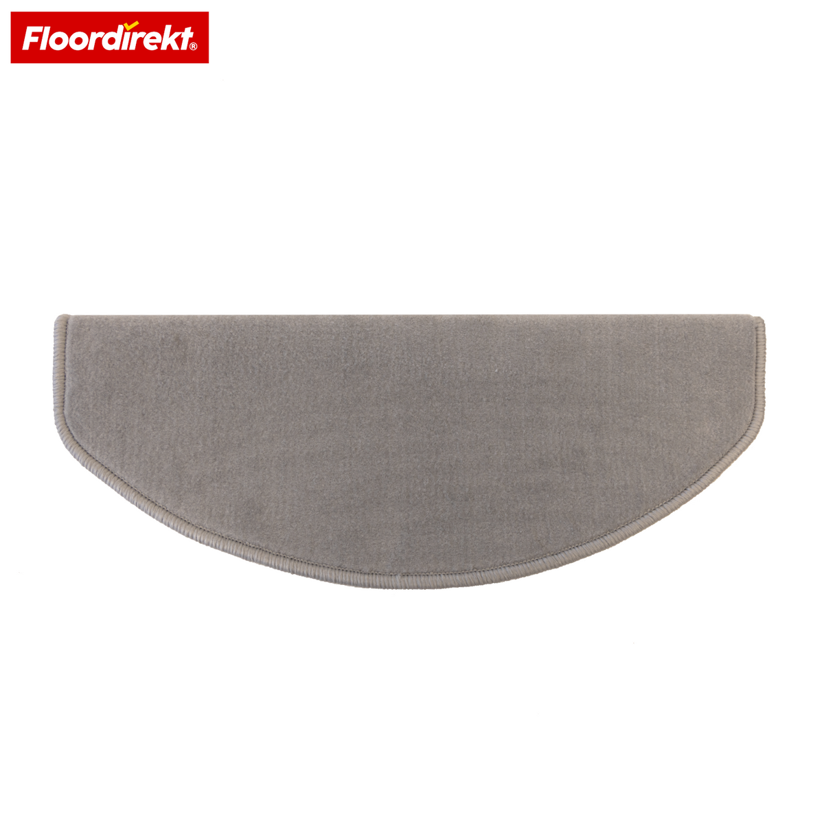 Velours-traptrede | Wien | Halfronde, antislip trapmat van robuust polypropyleen | Trapbescherming, geluidsdempend & antistatisch | Verkrijgbaar in 4 moderne kleuren