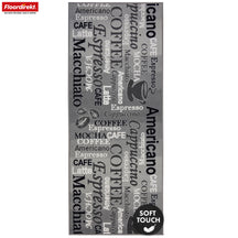 Tapijtlooper | Coffee | Stijlvolle keukentapijt met koffiedesign | Antislip, slijtvast & gemakkelijk te reinigen
