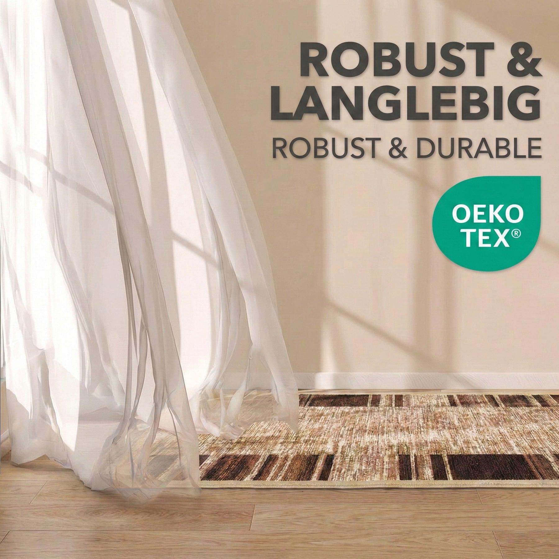 Tapijt loper op maat gemaakt | Navona | Breedte: 80 cm