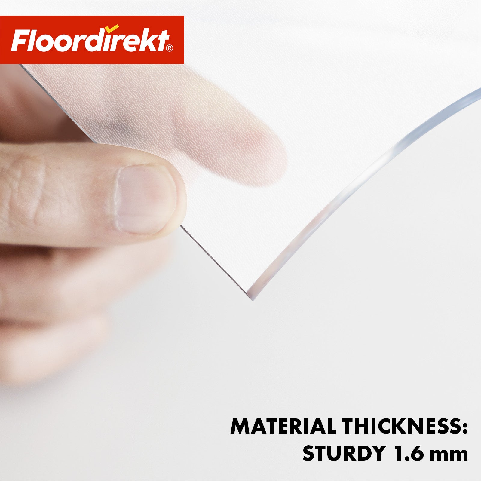 Tafelfolie | Neo Milky | Halftransparante tafbeschermingsfolie in melkachtig wit op maat met rechte snede