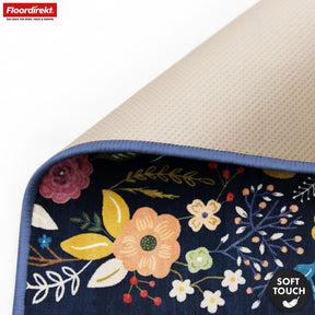 Vloerkleed | Damaskus | Modern tapijt met bloemendesign | Antislip, slijtvast & onderhoudsvriendelijk | Verkrijgbaar in verschillende maten