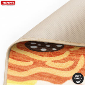 Vloerkleed | Fleur | Modern tapijt met kleurrijk bloemendesign | Antislip, slijtvast & onderhoudsvriendelijk | Verkrijgbaar in verschillende maten