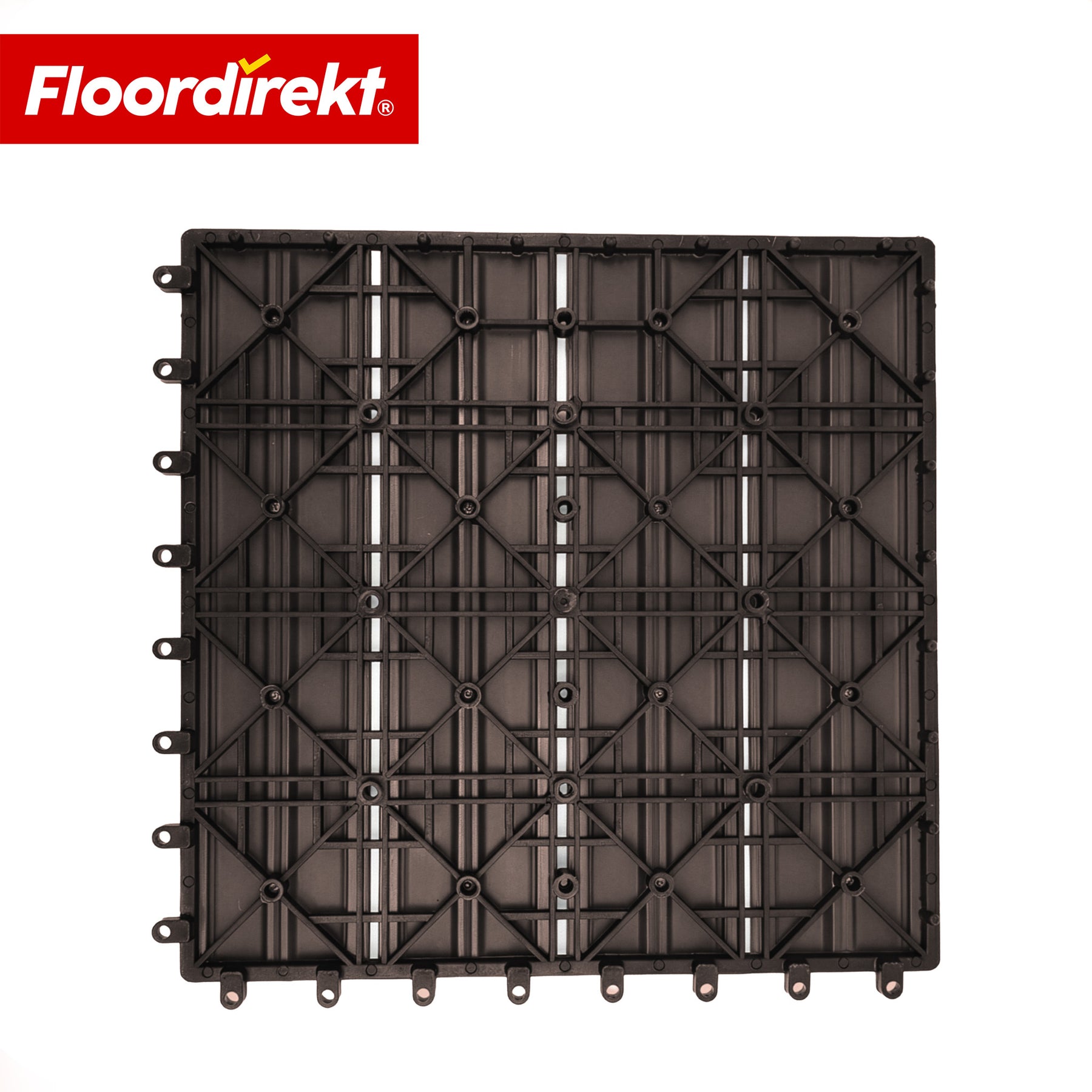 WPC-terrastegel | Noble 3D | Moderne kliktegel 30 x 30 cm voor balkon & terras