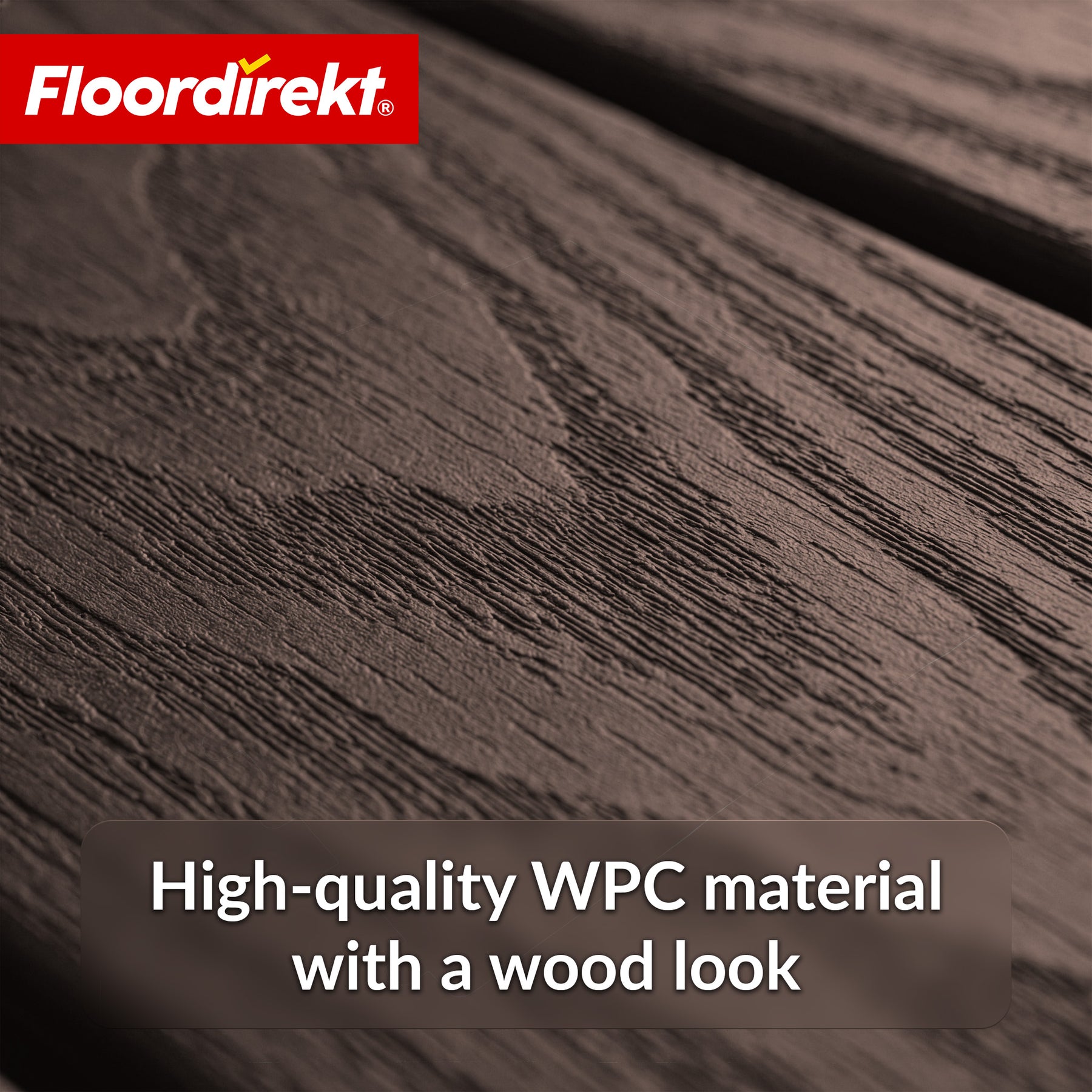 WPC-terrastegel | Noble 3D | Moderne kliktegel 30 x 30 cm voor balkon & terras