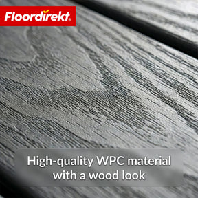 WPC-terrastegel | Noble 3D | Moderne kliktegel 30 x 30 cm voor balkon & terras