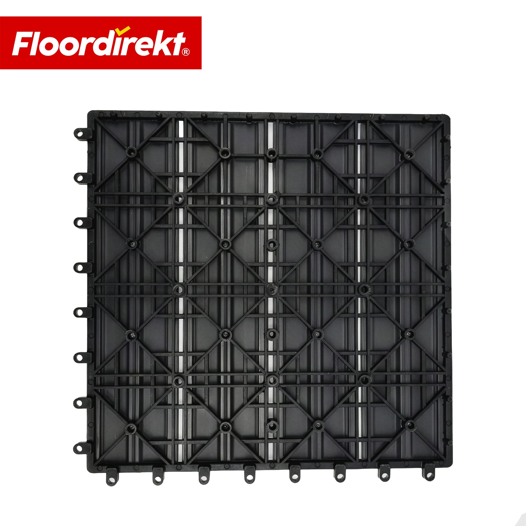 WPC-terrastegel | Noble 3D | Moderne kliktegel 30 x 30 cm voor balkon & terras