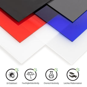 Gekleurde acrylplaten | 3 mm | 6 kleuren | Hoge sterkte