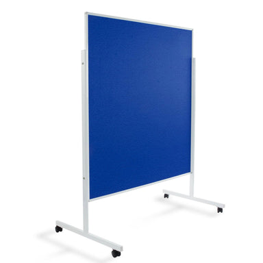 Filz-Moderationstafel Klappbar Mit Rollen 150x120 cm 2 Farben | Blauw