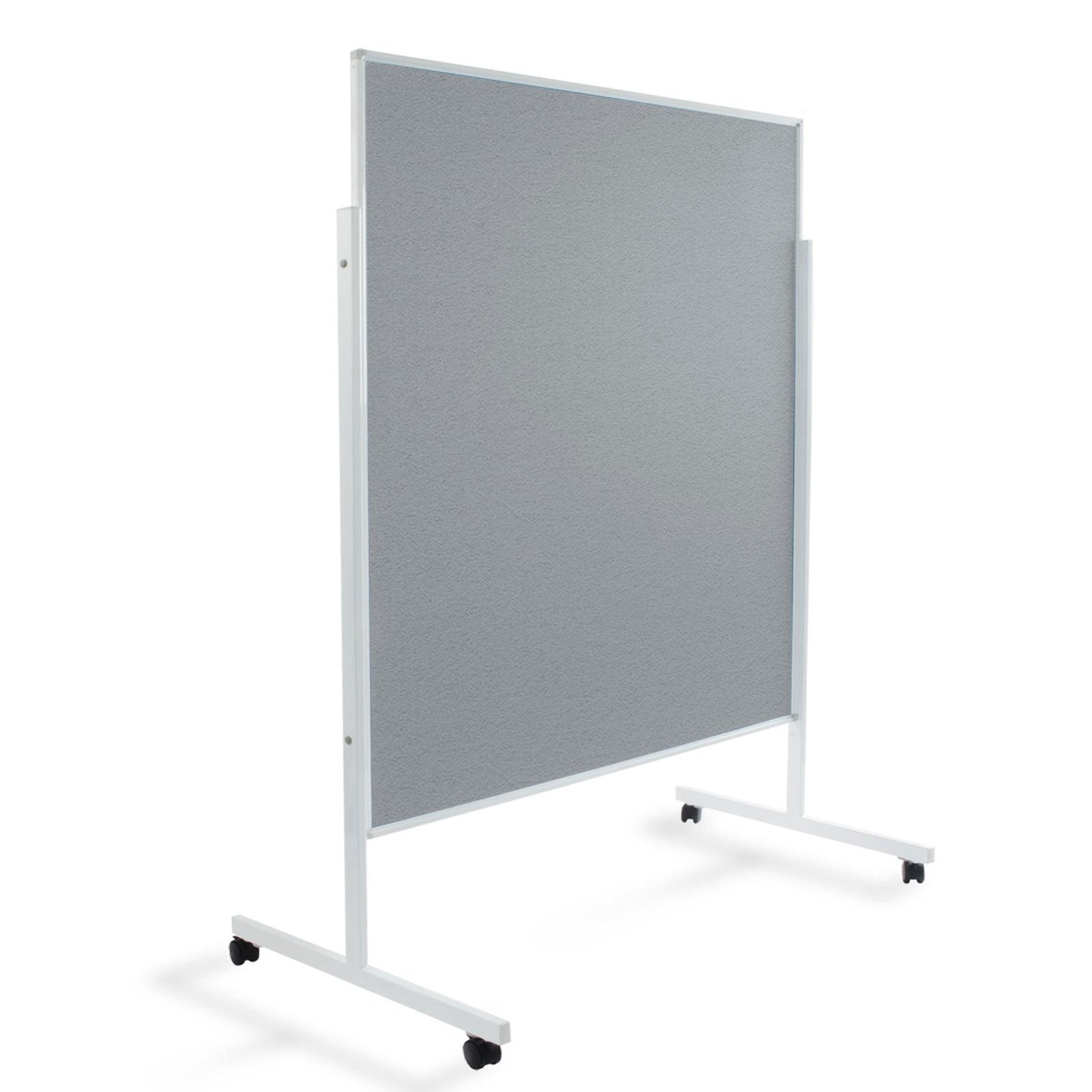 Filz-Moderationstafel Klappbar Mit Rollen 150x120 cm 2 Farben | Grijs
