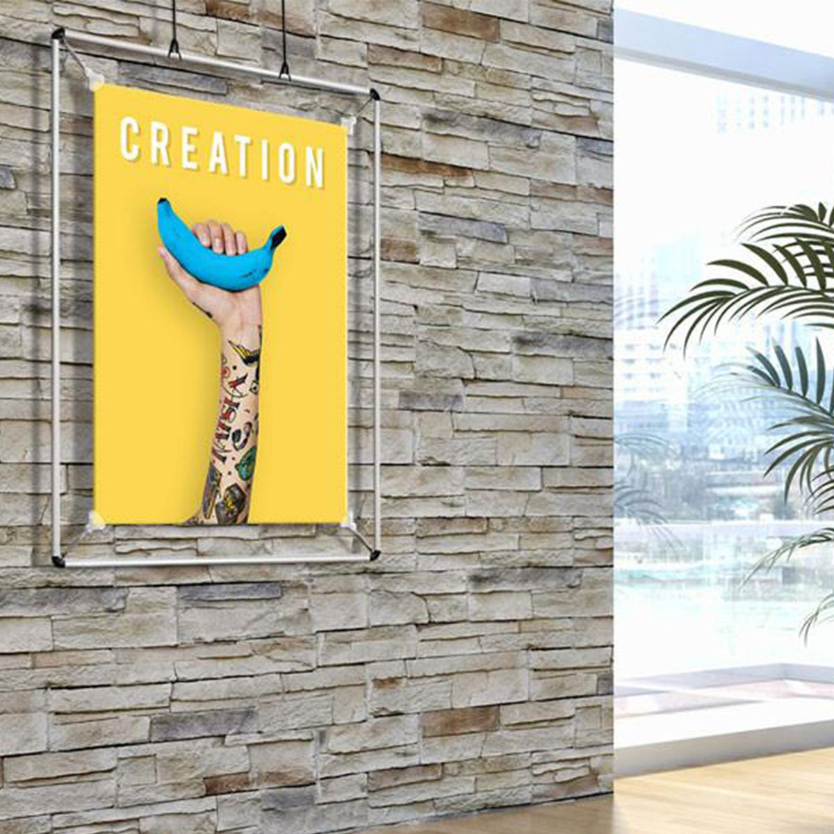 Posterhouder “Stretch” | Voor de maten DIN A1 tot DIN A4