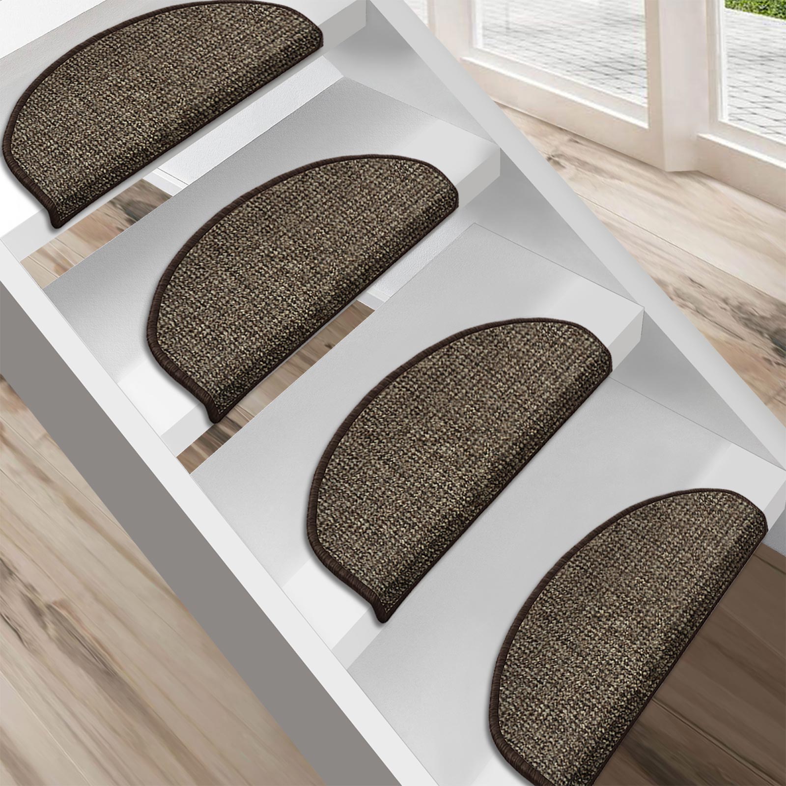 Stufenmatte Carlton Halfrond oder Eckig Erhältlich in 5 Farben | Bruin