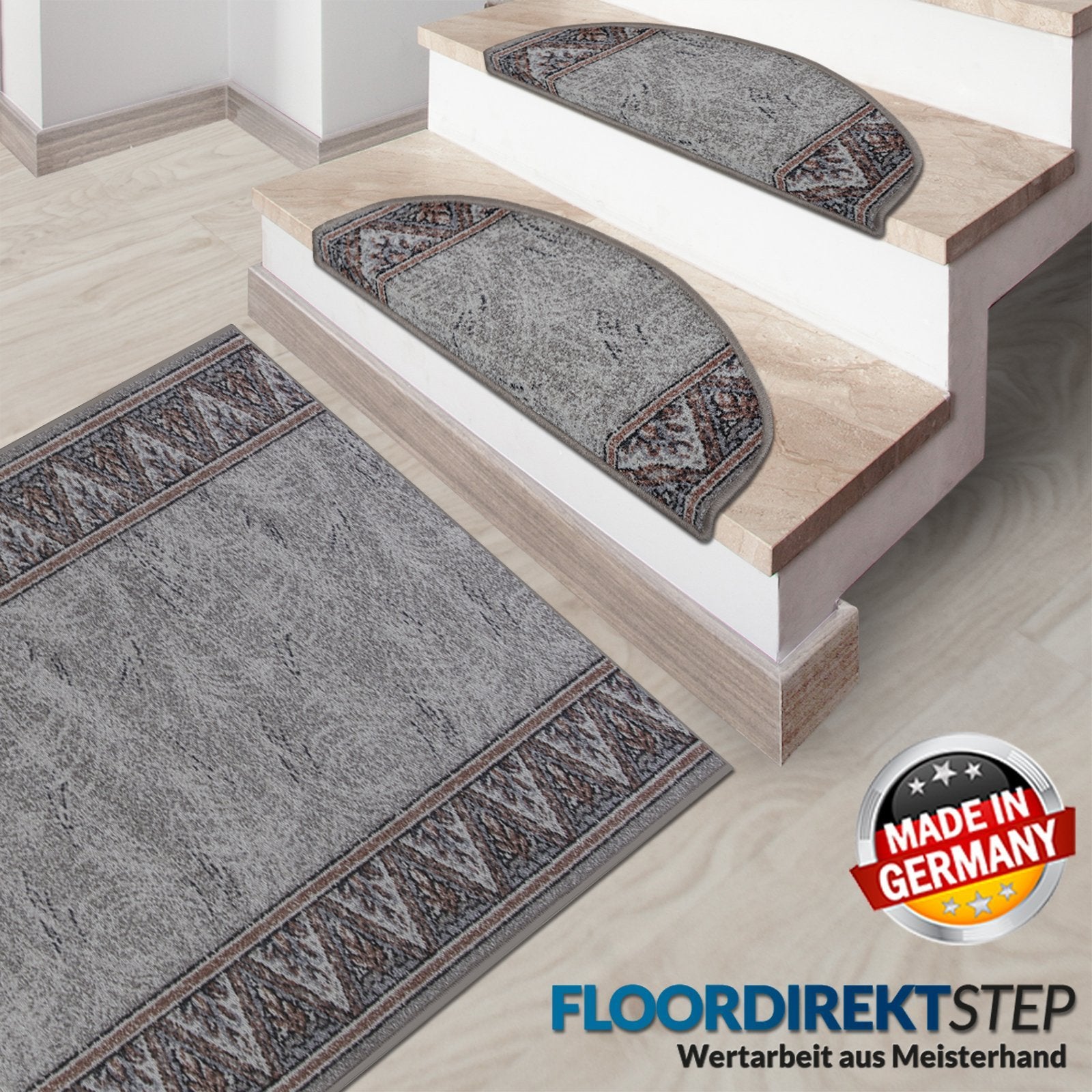 Floordirekt Trapmatten ‘London’ – 15 Stuks in 11 Kleuren Floordirekt Trapmatten ‘London’ – 15 Stuks in 11 Kleuren